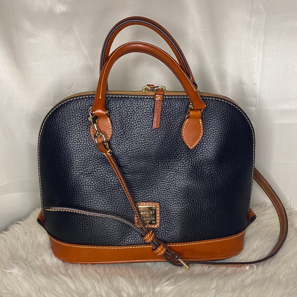 Dooney & Bourke Leather Bag w/ Detachable Strap